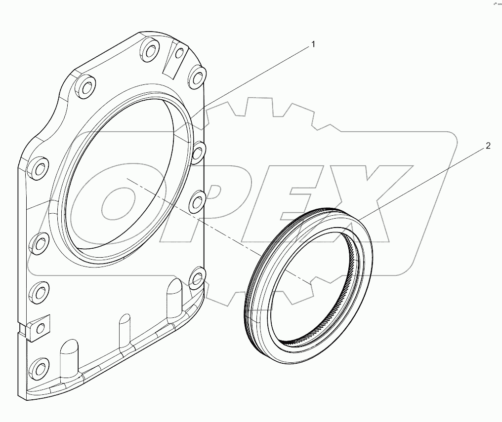  Rear Oil Seal Cover Set