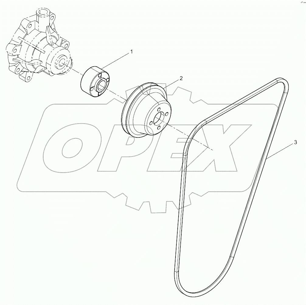  Water Pump Pulley Assembly