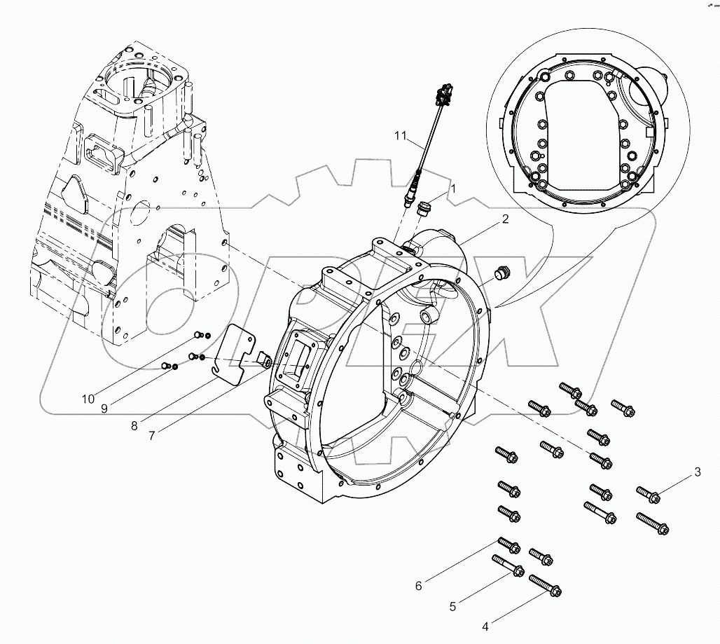  Flywheel Housing Group
