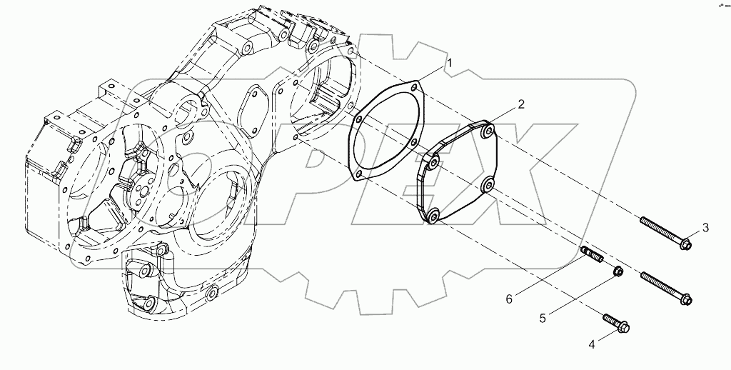  Hydraulic pump cover assembly