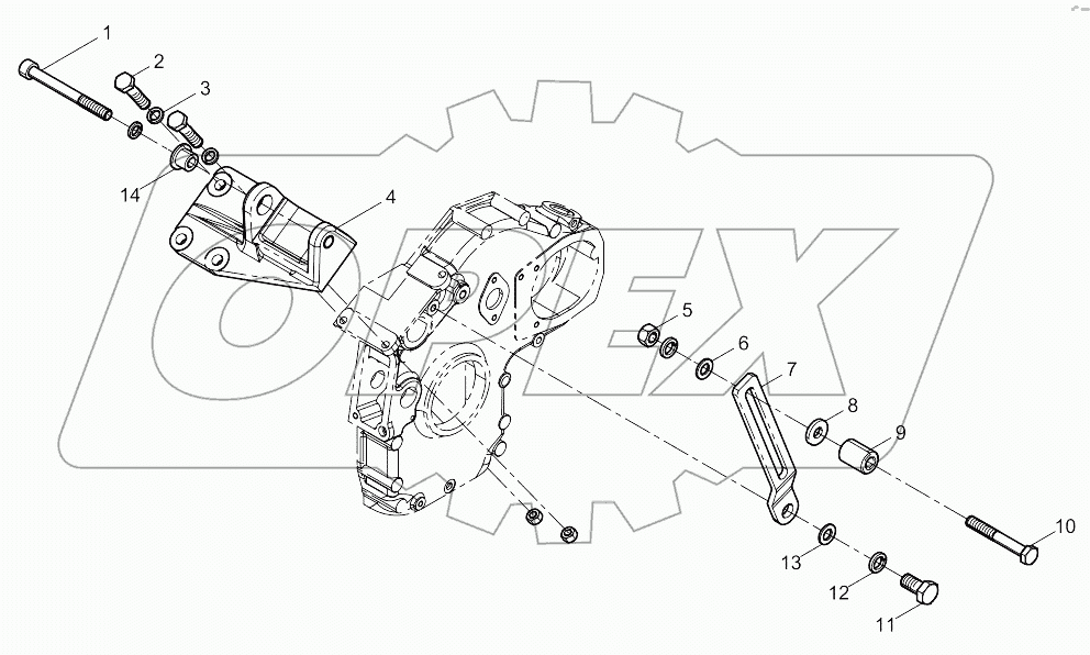  Alternator Bracket Assembly