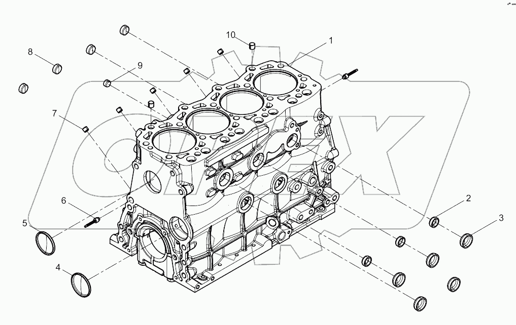  Crankcase assembly