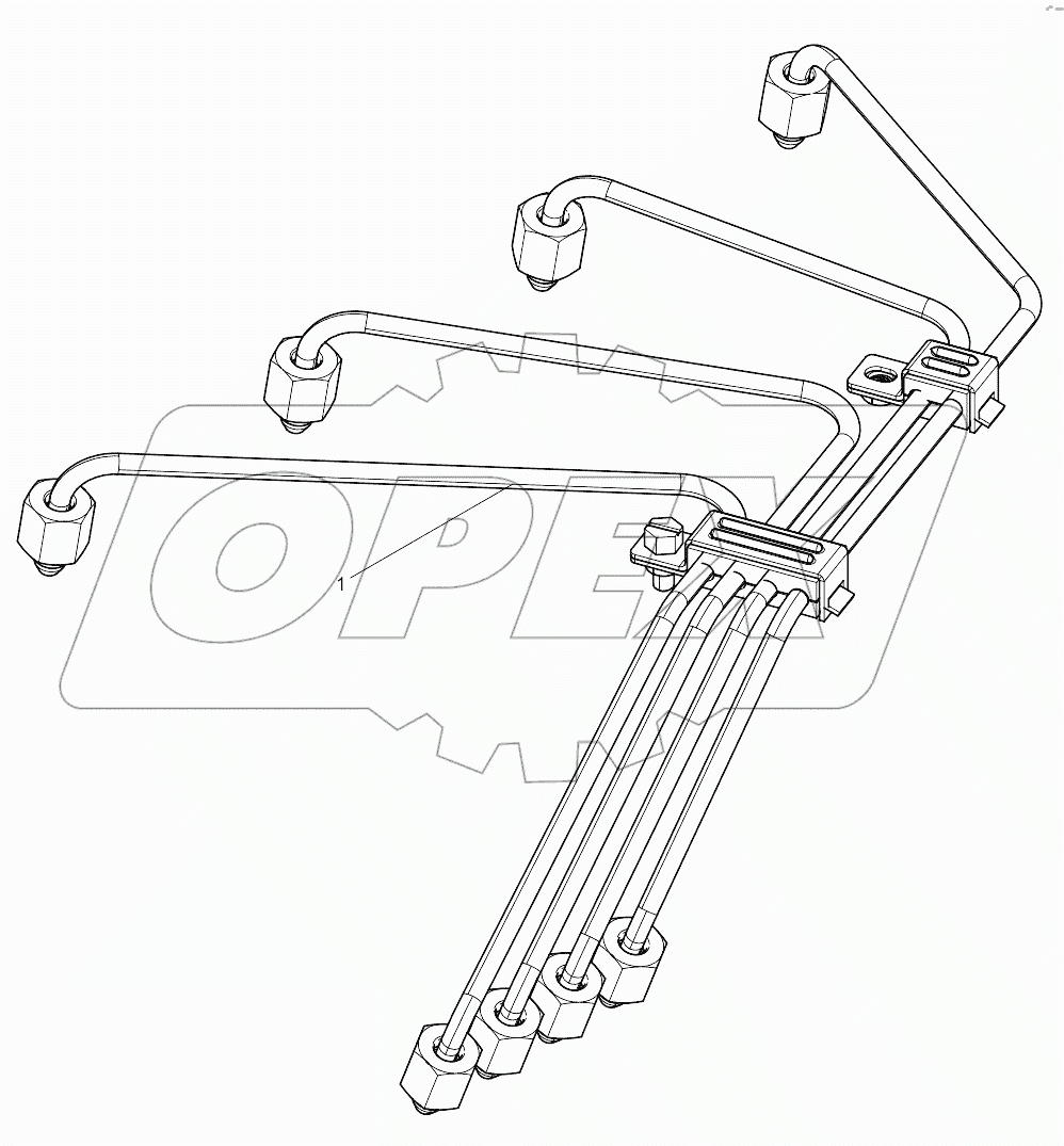  High Pressure Fuel Pipe Group