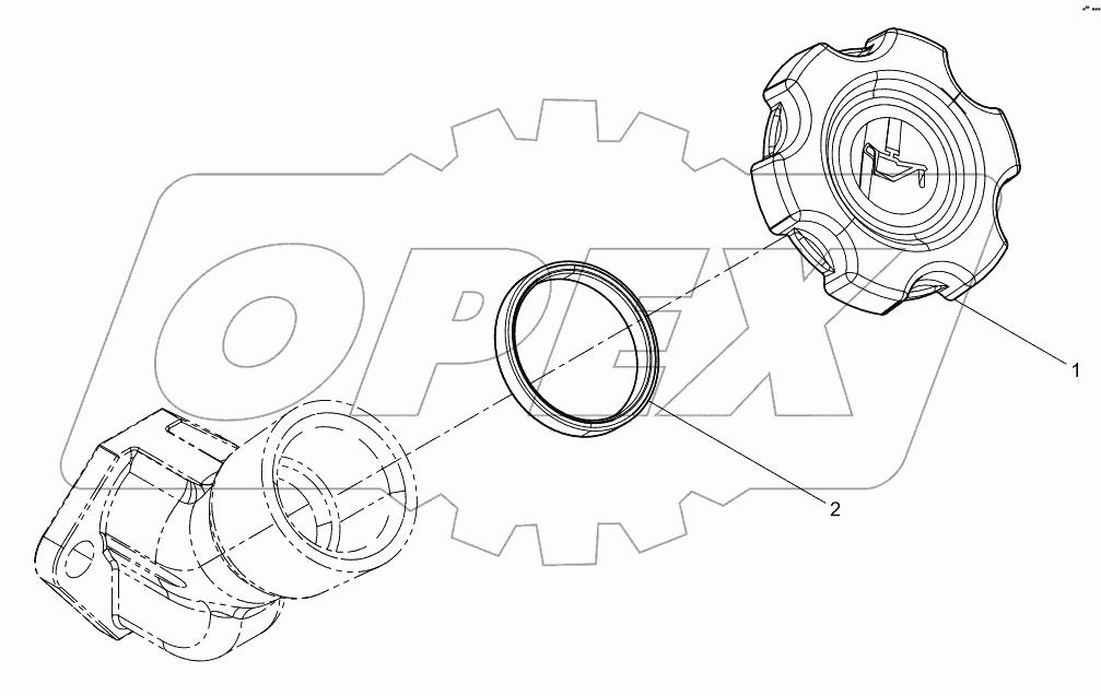  Add oil cap assembly