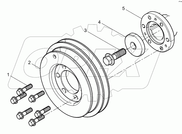  Crankshaft Pulley Group
