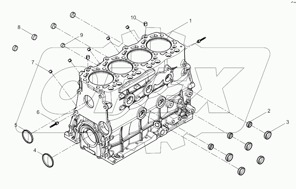  Crankcase assembly