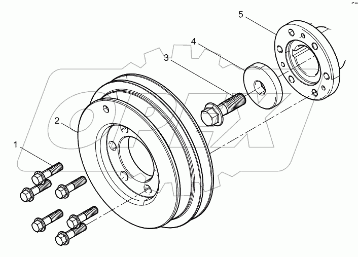  Crankshaft Pulley Group