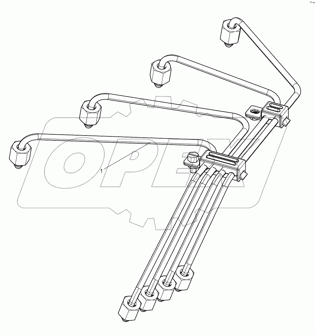  High Pressure Fuel Pipe Group