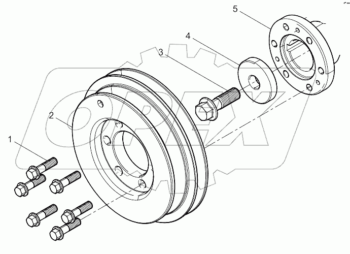  Crankshaft Pulley Group
