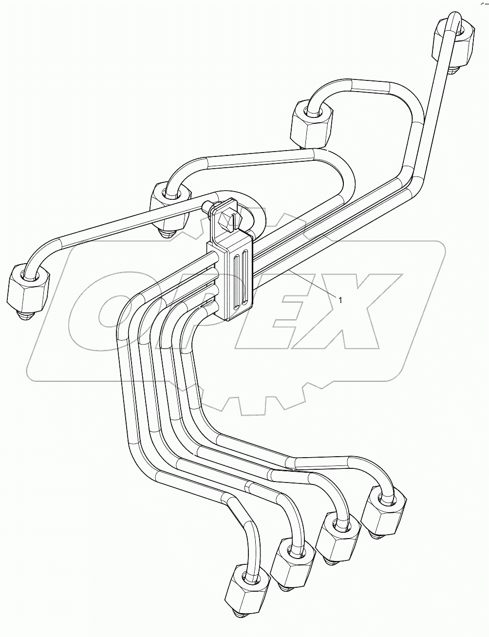  High Pressure Fuel Pipe Group