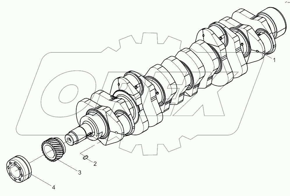  Crankshaft Subassembly