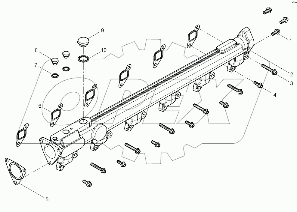  Water Outlet Pipe Group