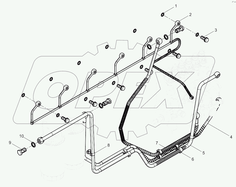  Low Pressure Fuel Pipe Group