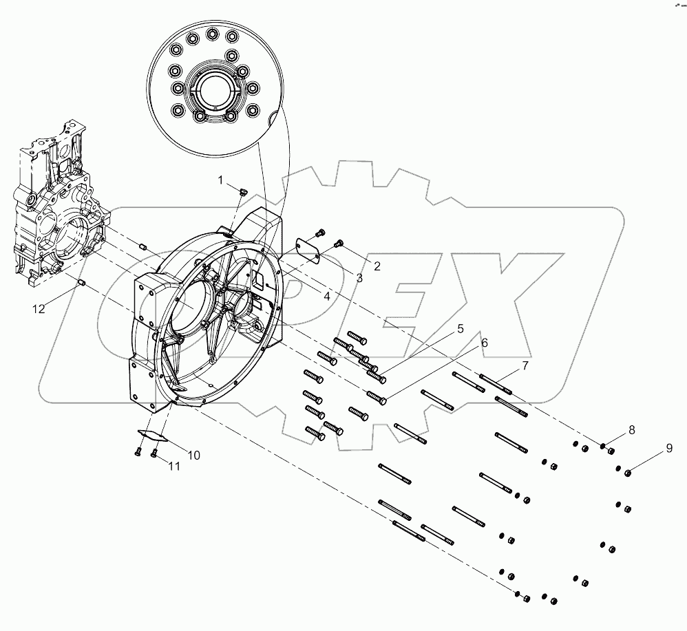  Flywheel Housing Group