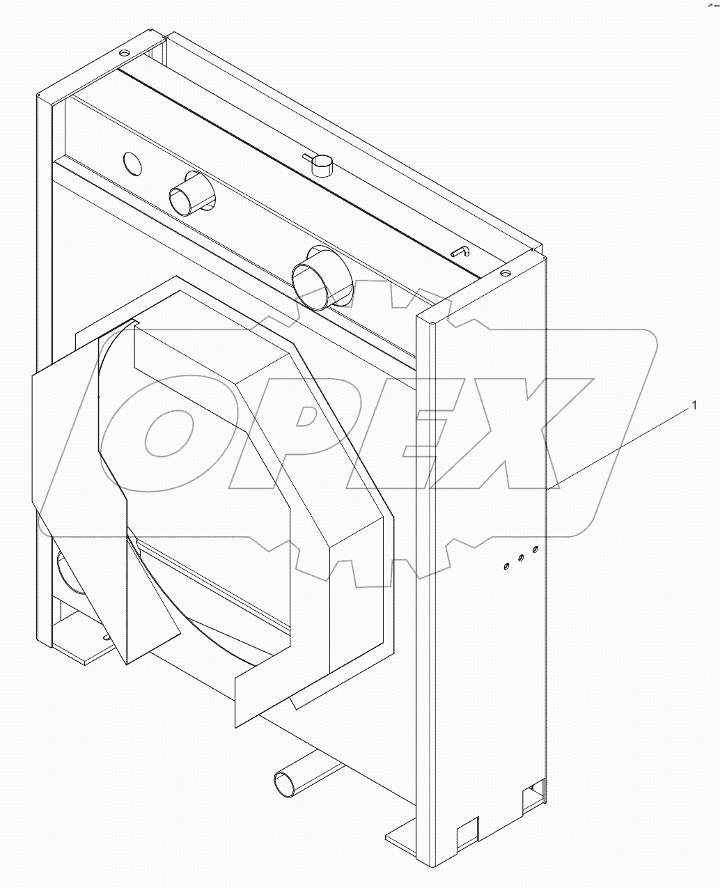  Separate Delivery Parts Group Attached to Engine