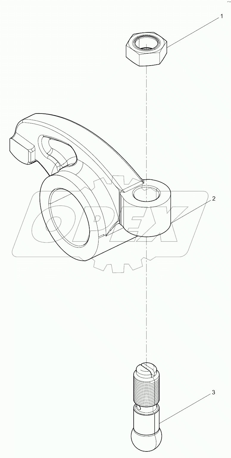  Exhaust Rocker Arm Set