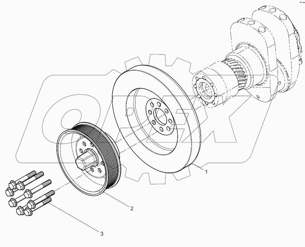  Crankshaft Pulley Group