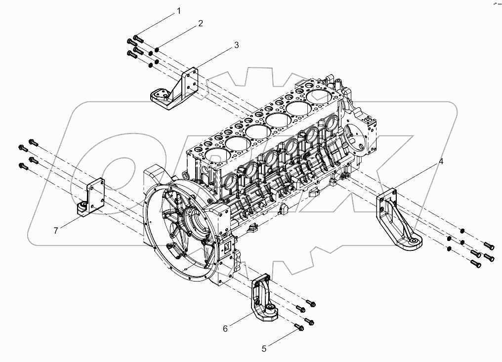  Engine Bracket Group