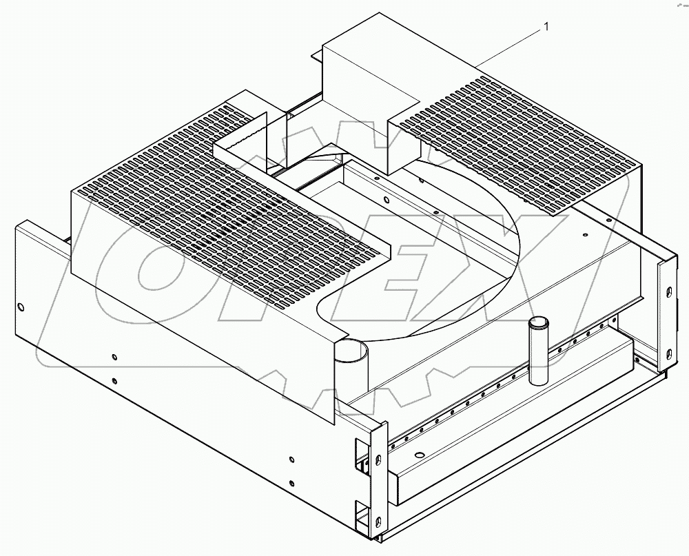  Separate Delivery Parts Group Attached to Engine
