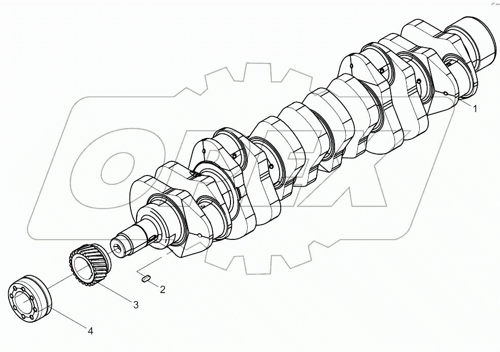  Crankshaft Subassembly