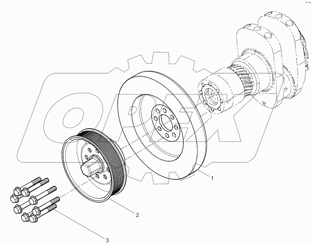  Crankshaft Pulley Group