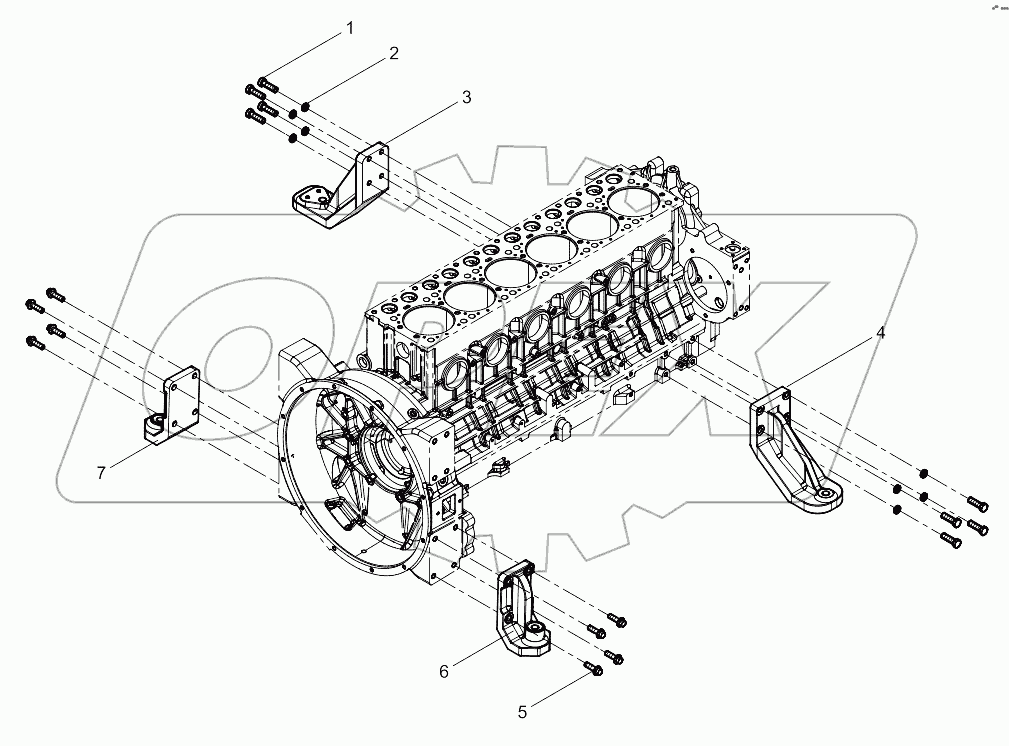  Engine Bracket Group