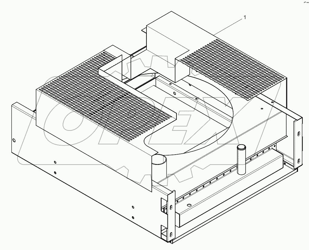  Separate Delivery Parts Group Attached to Engine