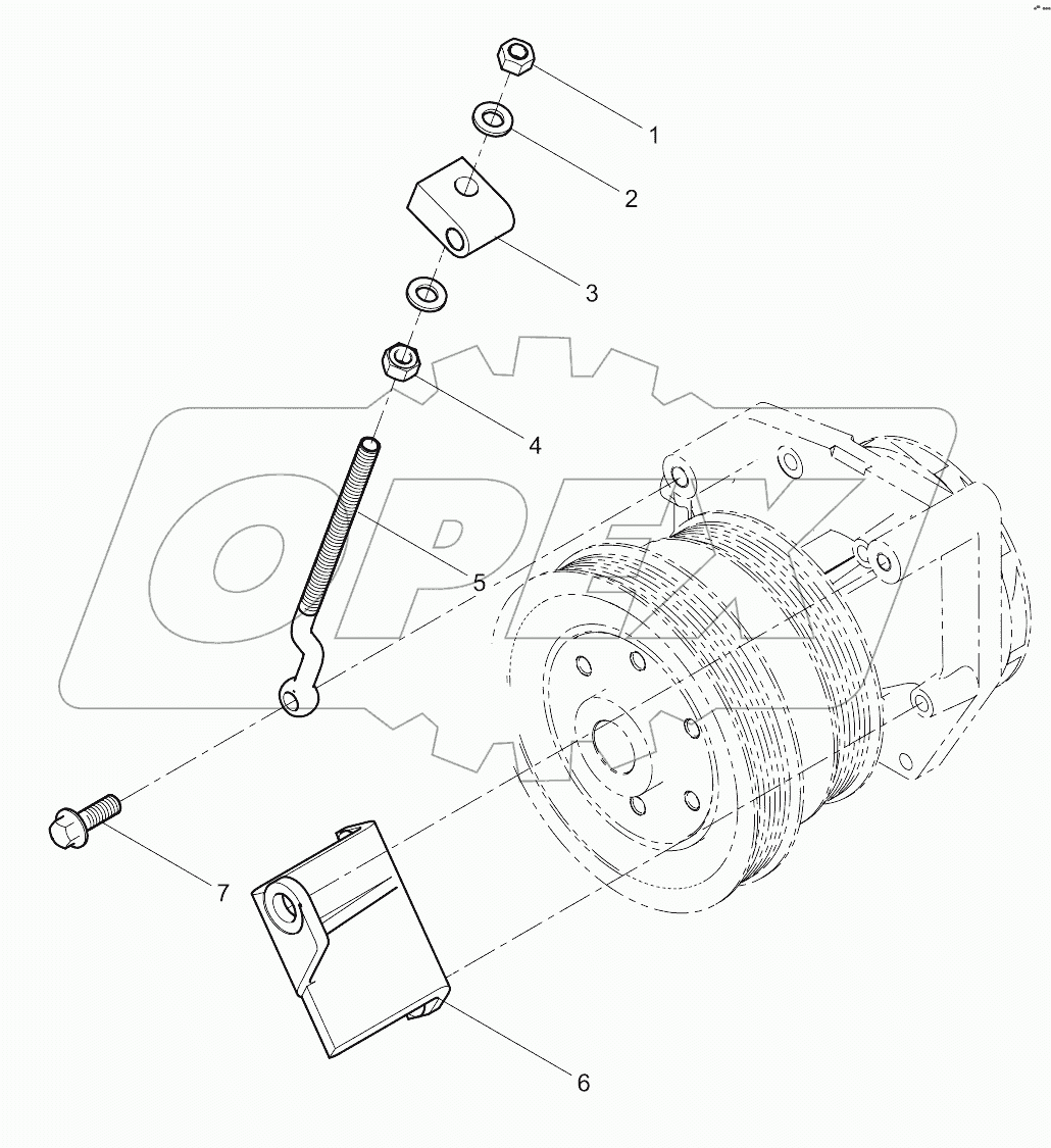  Alternator Bracket Group
