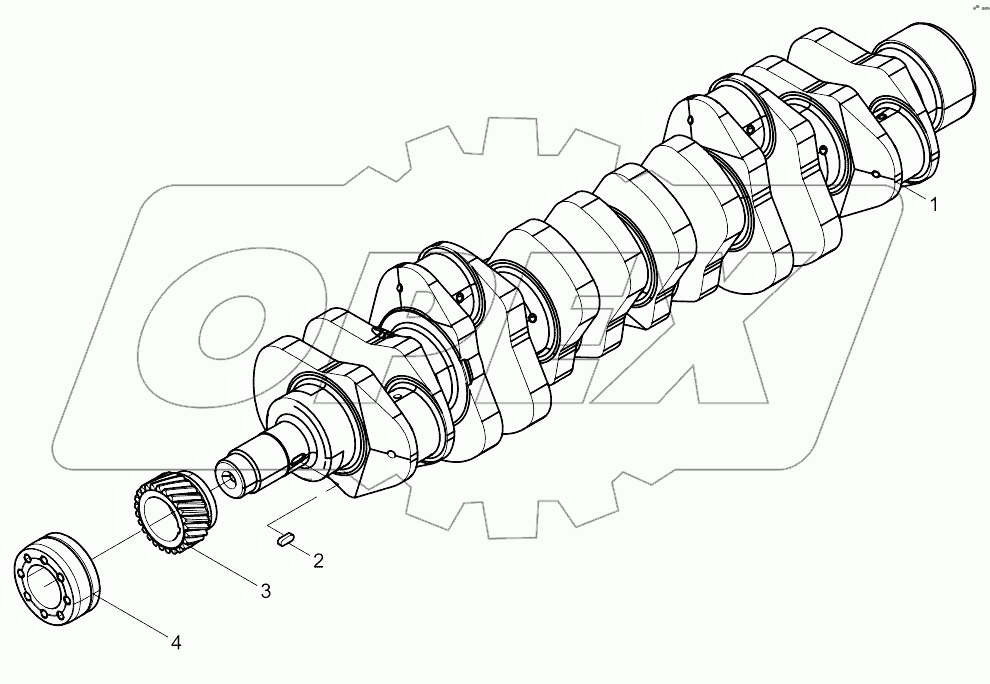  Crankshaft Subassembly