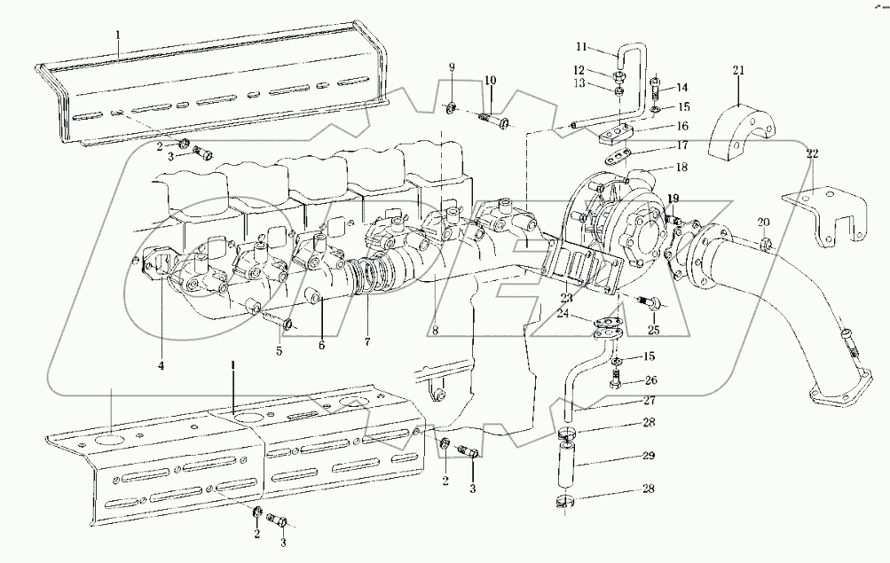 Проводы подачи воздуха и выхлопа, часть 1