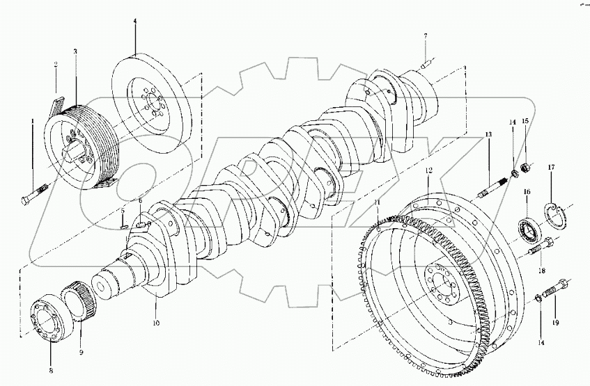 Маховик коленчатого вала