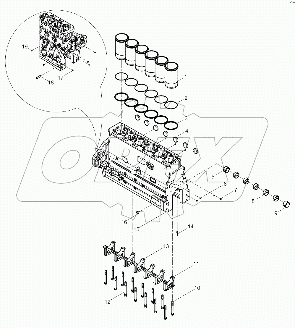 Crankcase assembly