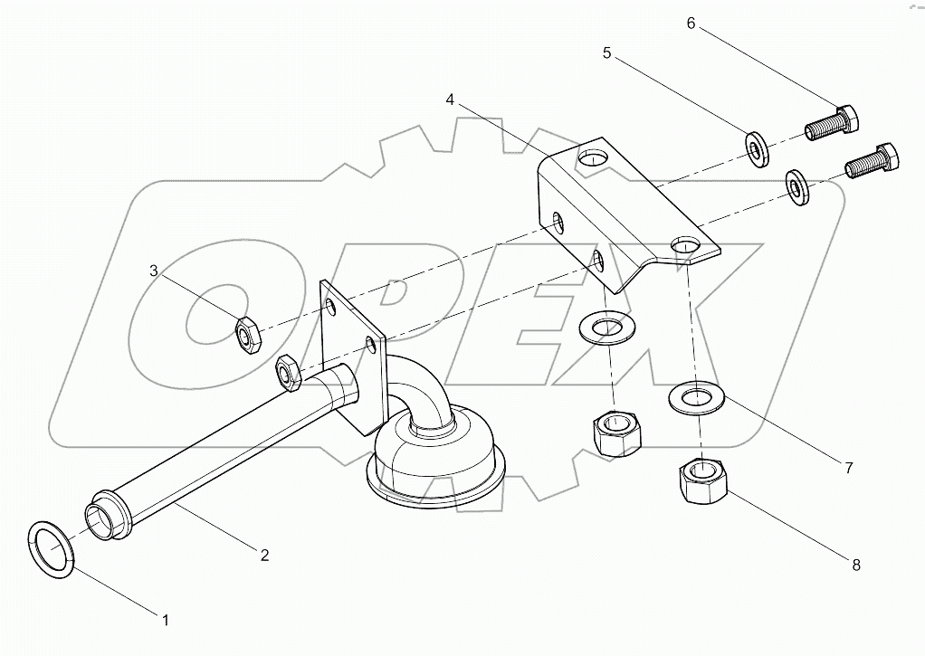 Oil Inlet Pipe Assembly