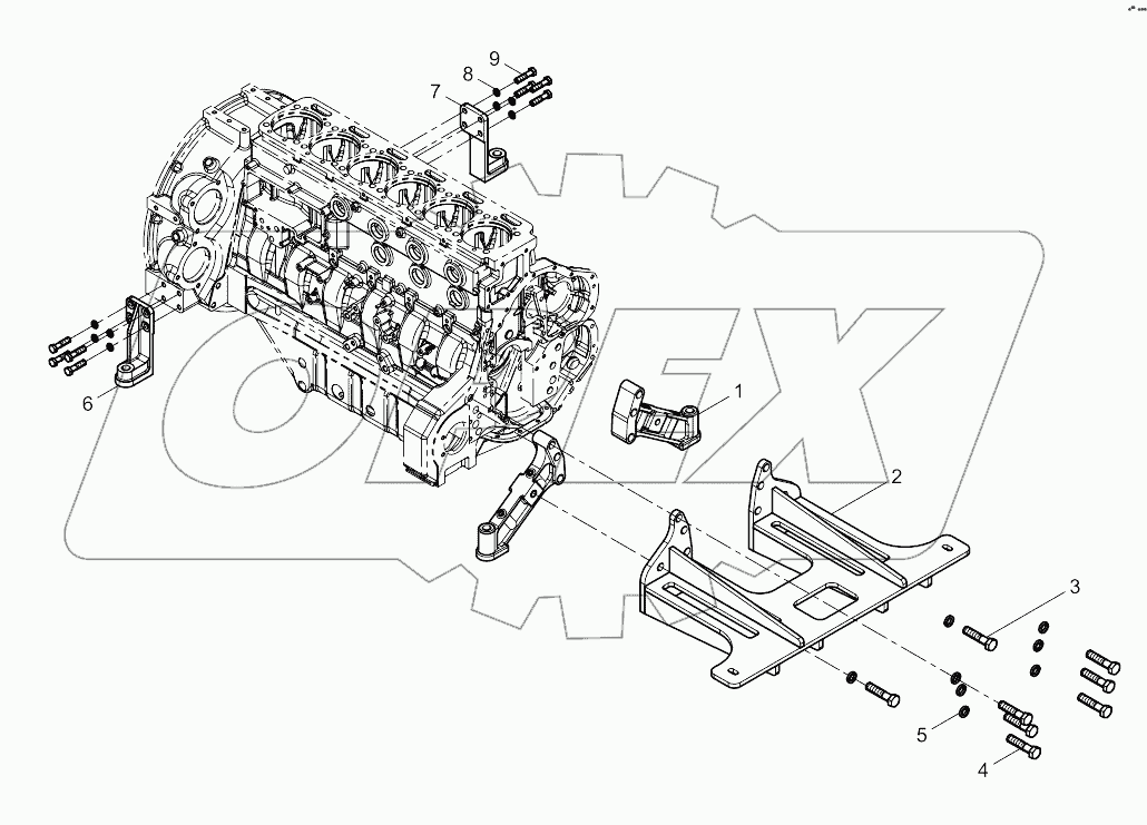 Engine Bracket Group