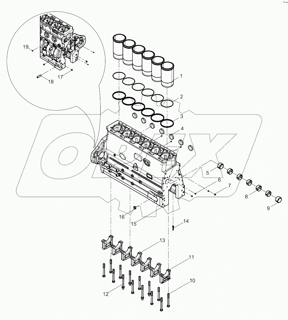 Crankcase assembly