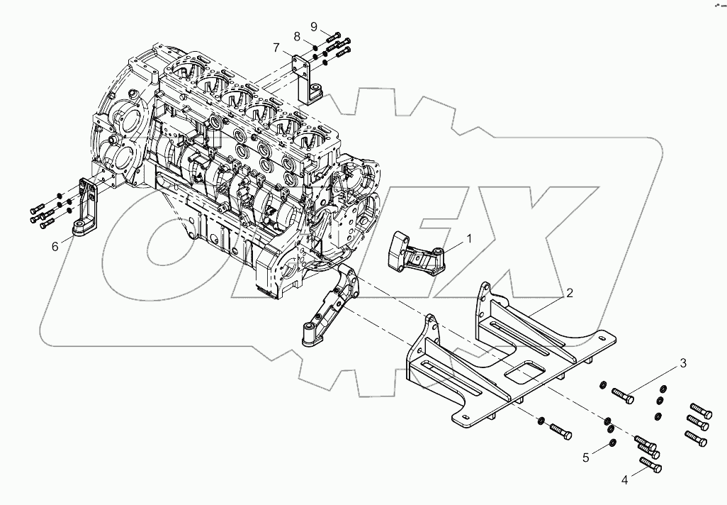 Engine Bracket Group
