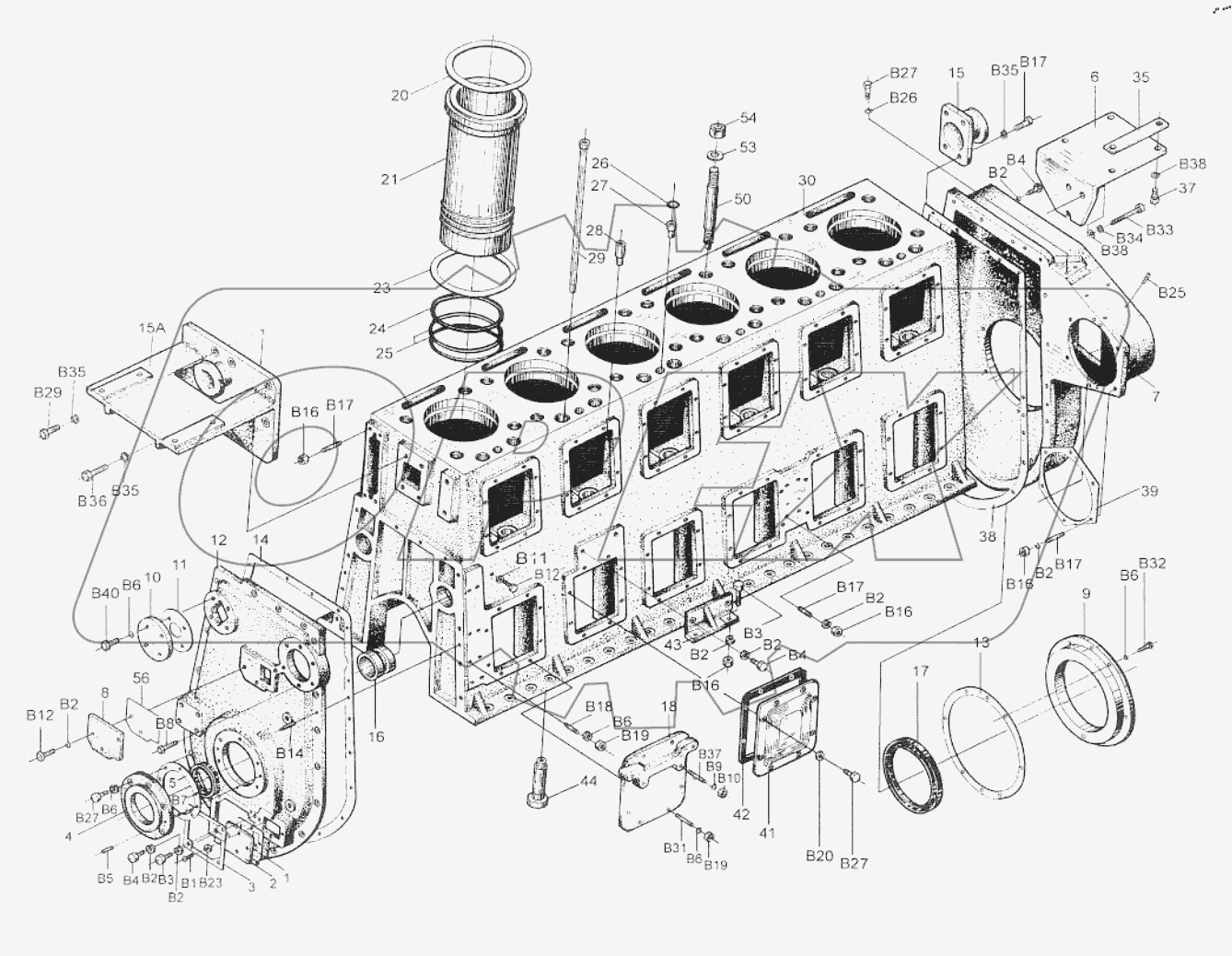  Cylinder Block Assembly
