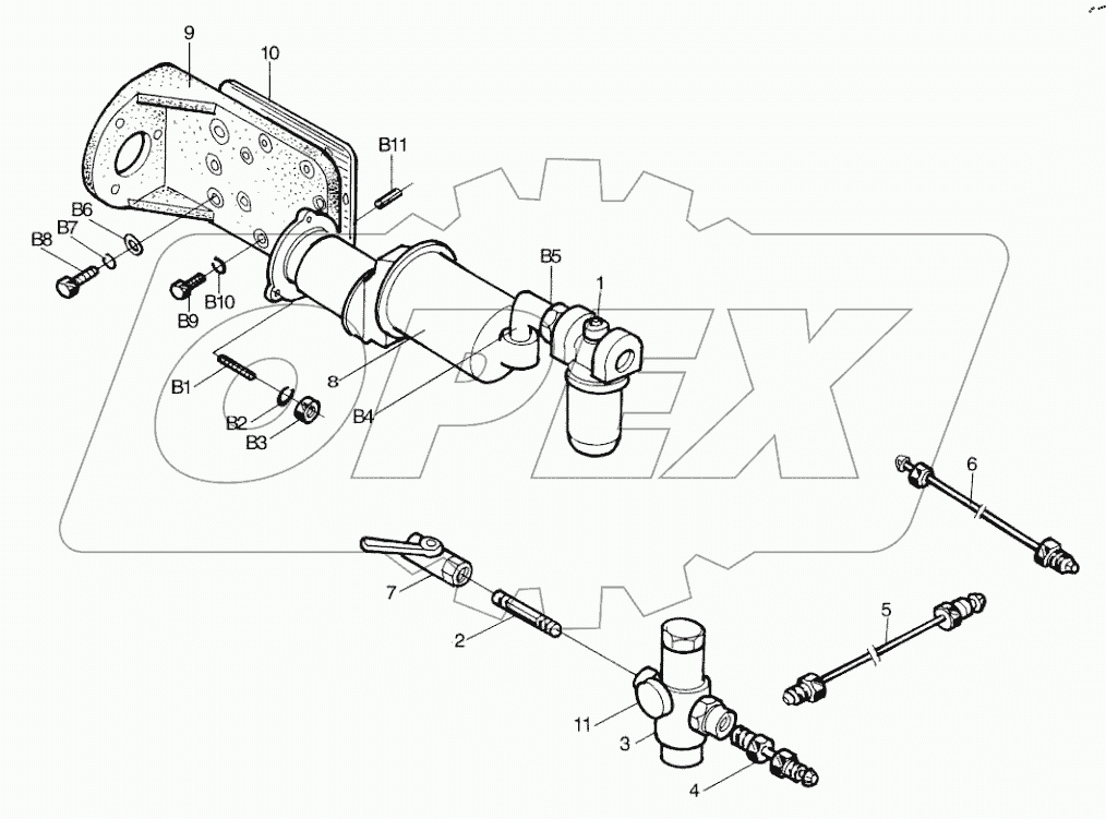  Pneumatic Motor Assembly