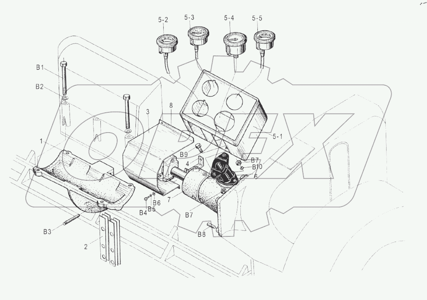  Transmission Shaft & Instrument Assembly