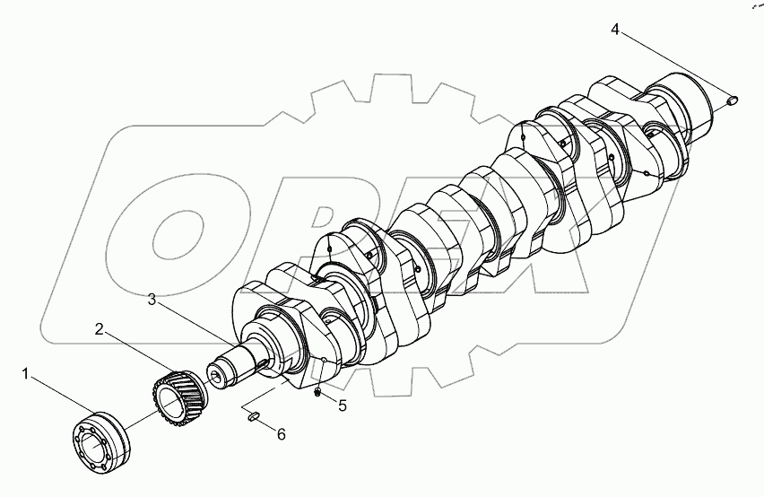  Crankshaft assembly