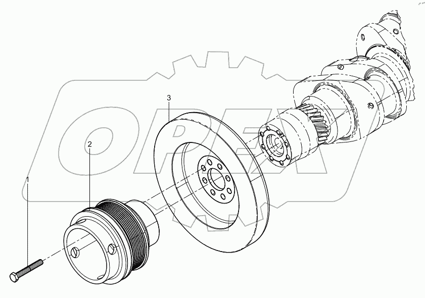  Crankshaft Pulley Group