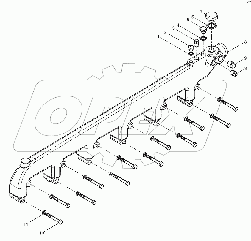  Water Outlet Pipe Group