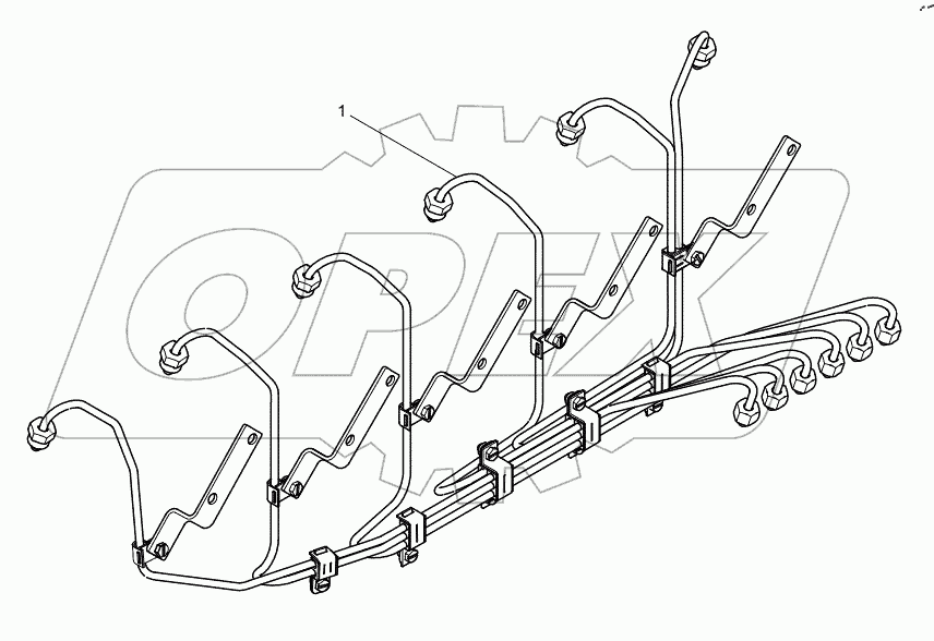  High Pressure Fuel Injection Pipe Group