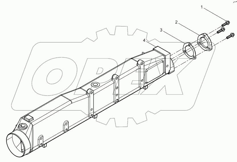  Air inlet pipe assembly