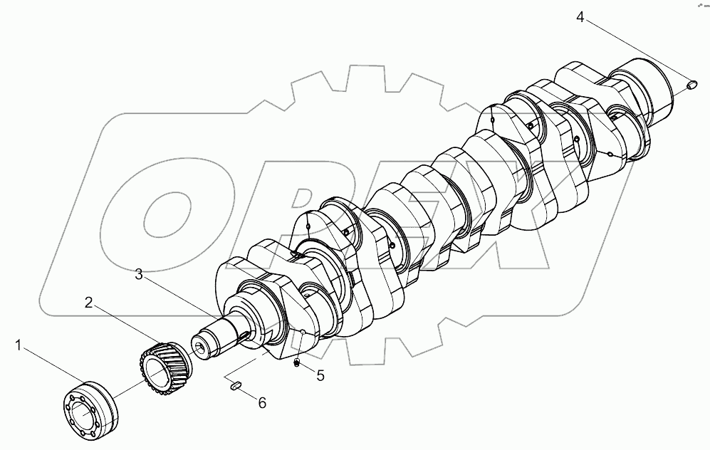  Crankshaft assembly