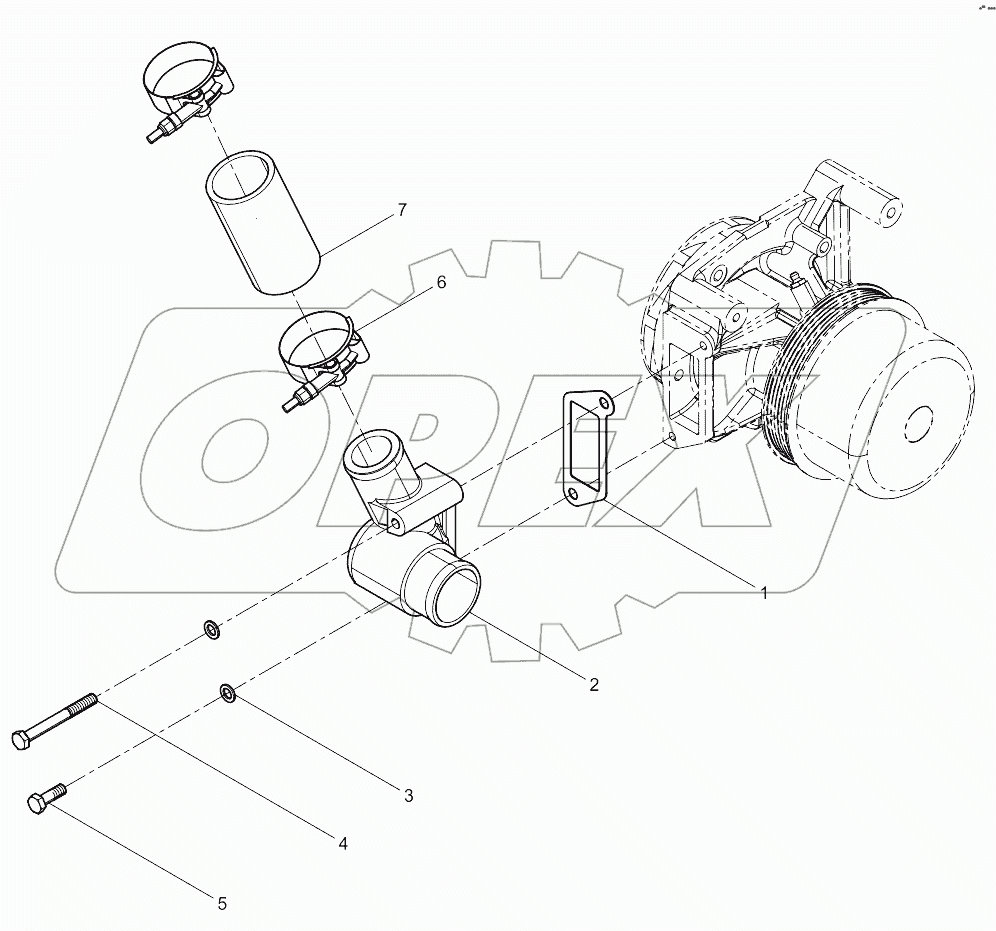  Water Inlet Pipe Group
