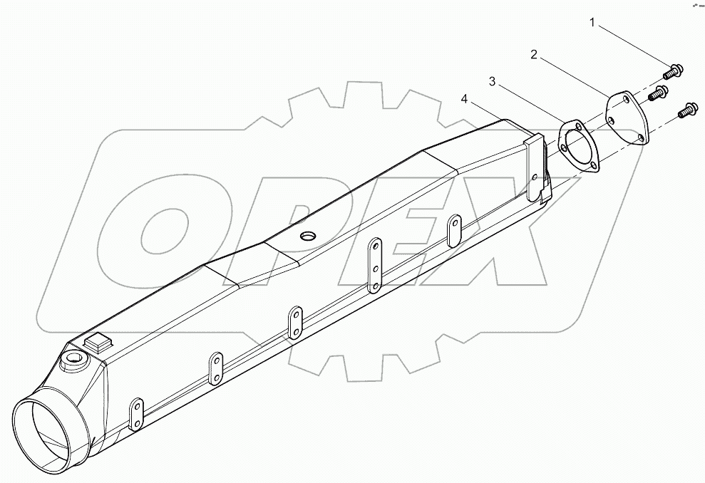  Air inlet pipe assembly