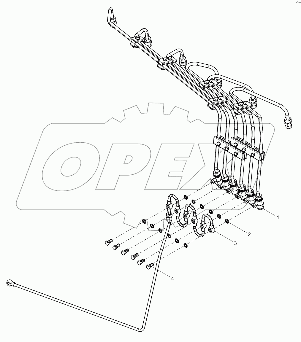  High Pressure Fuel Injection Pipe Group