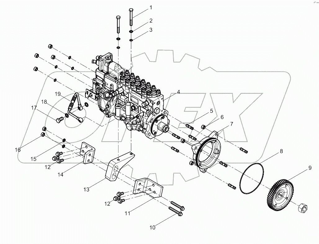  High pressure pump assembly