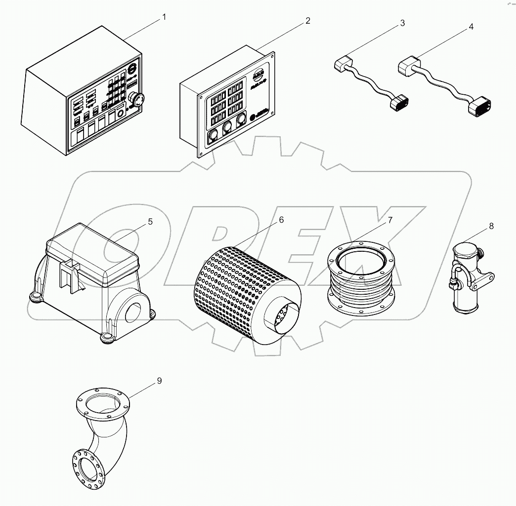  Packing Box Chassis Parts Group